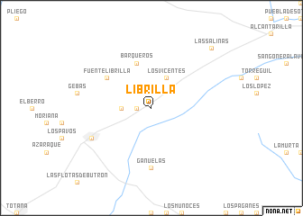 map of Librilla