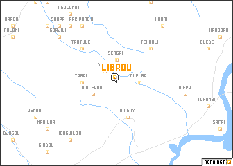 map of Librou