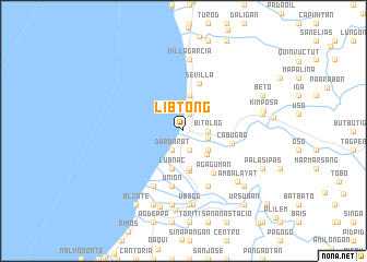 map of Libtong