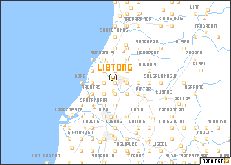 map of Libtong