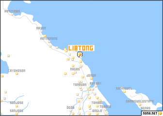 map of Libtong