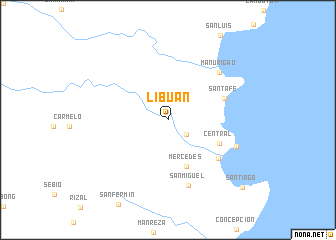 map of Libuan