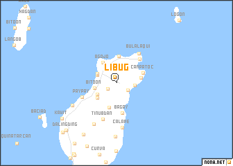 map of Libug