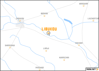 map of Libukou