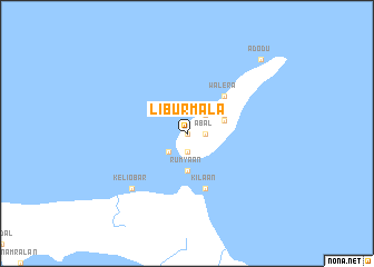 map of Liburmala