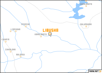 map of Libusha