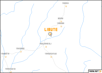 map of Libute