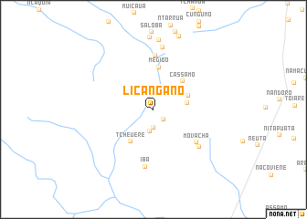 map of Licangano