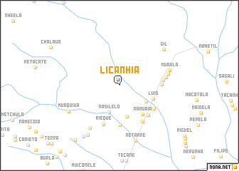 map of Licanhia