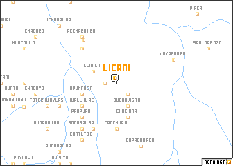 map of Licani