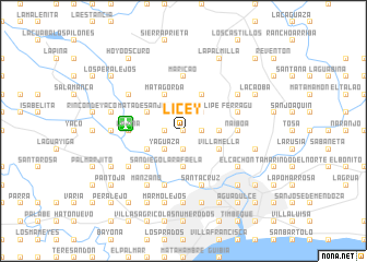 map of Licey