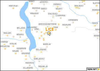 map of Lice
