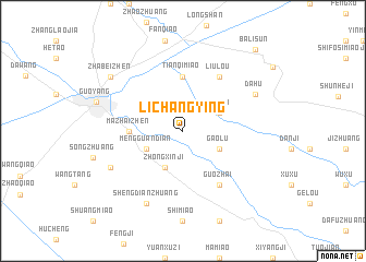 map of Lichangying