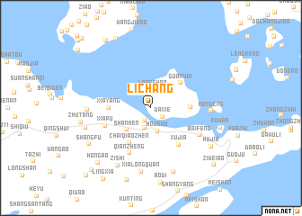 map of Lichang