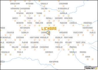 map of Lichapa