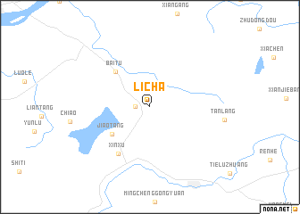 map of Licha