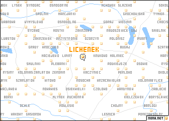 map of Lichenek
