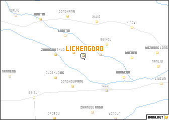 map of Lichengdao