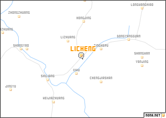 map of Licheng