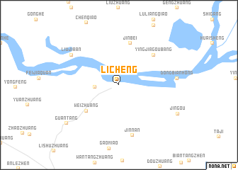 map of Licheng