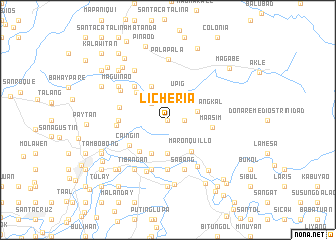 map of Licheria