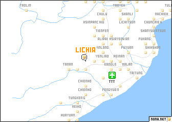 map of Li-chia