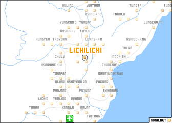 map of Li-chi-li-chi