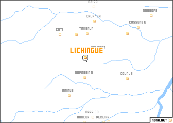 map of Lichingué