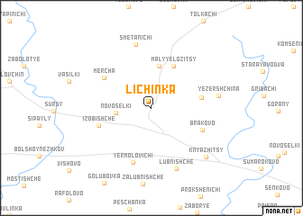 map of Lichinka