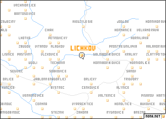 map of Lichkov