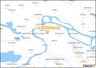 map of Lichonghuizu