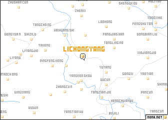 map of Lichongyang