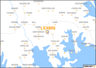 map of Lichong