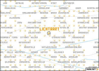 map of Lichtaart