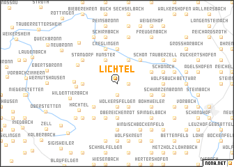 map of Lichtel