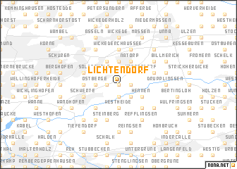 map of Lichtendorf