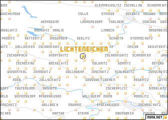 map of Lichteneichen