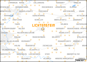 map of Lichtenstein