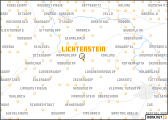 map of Lichtenstein