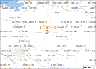 map of Lichtmis