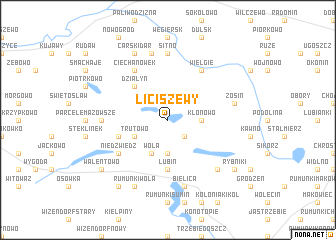 map of Liciszewy