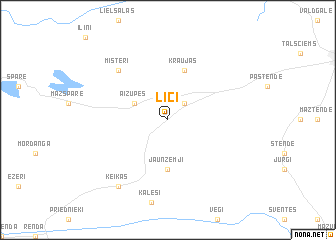 map of Līči