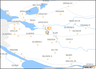 map of Līči