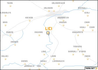 map of Liči