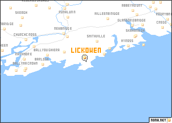 map of Lickowen