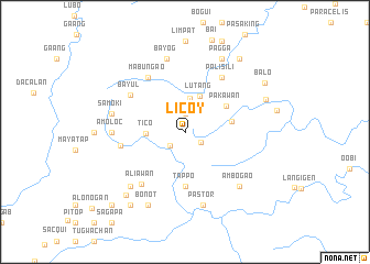 map of Licoy