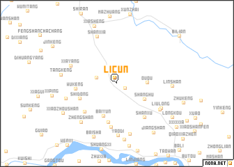 map of Licun