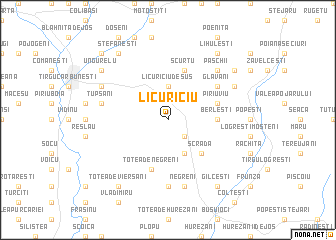 map of Licuriciu