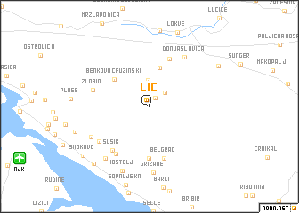 map of Lič