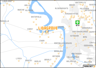 map of Lida Grove